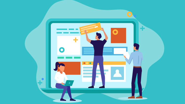 طراحی صفحه اصلی وب سایت